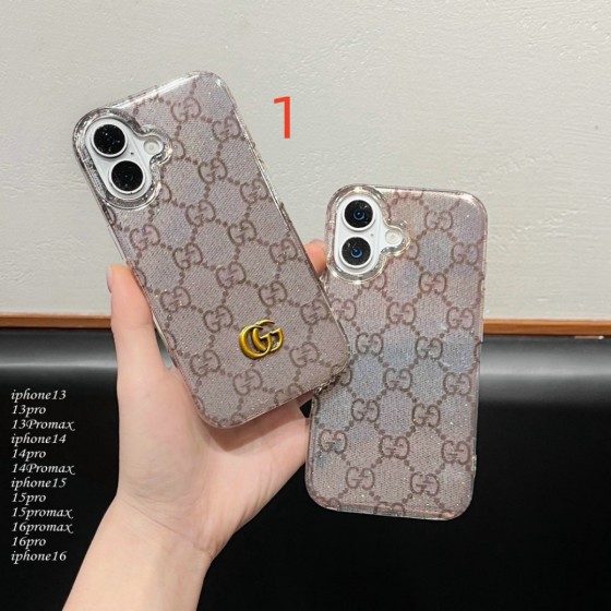 Trendy Branded Phone Cases for iPhone 16/15/14/13/12/11 Pro Max/Plus - Shockproof Phone Covers